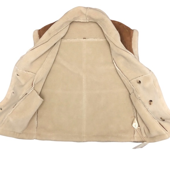 Blank NYC REVOLVE Womens Faux Leather Sherpa Vest Jacket XS NWT - Picture 8 of 8